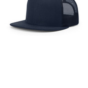Acrylic Wool Blend Flatbill Trucker