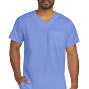 Unisex WorkFlex  Chest Pocket V Neck Top